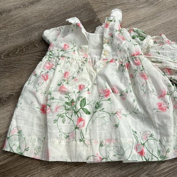 RALPH LAUREN MULTI-COLOR WINDOWPANE PRINTED DESIGN DRESS sz 6 wi the bloomers - Picture 6 of 6